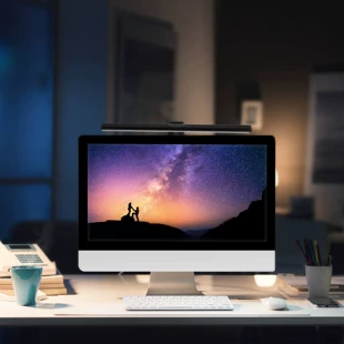 Классическая настольная лампа с экраном для чтения, ночник, ЖК‑дисплей, защита глаз