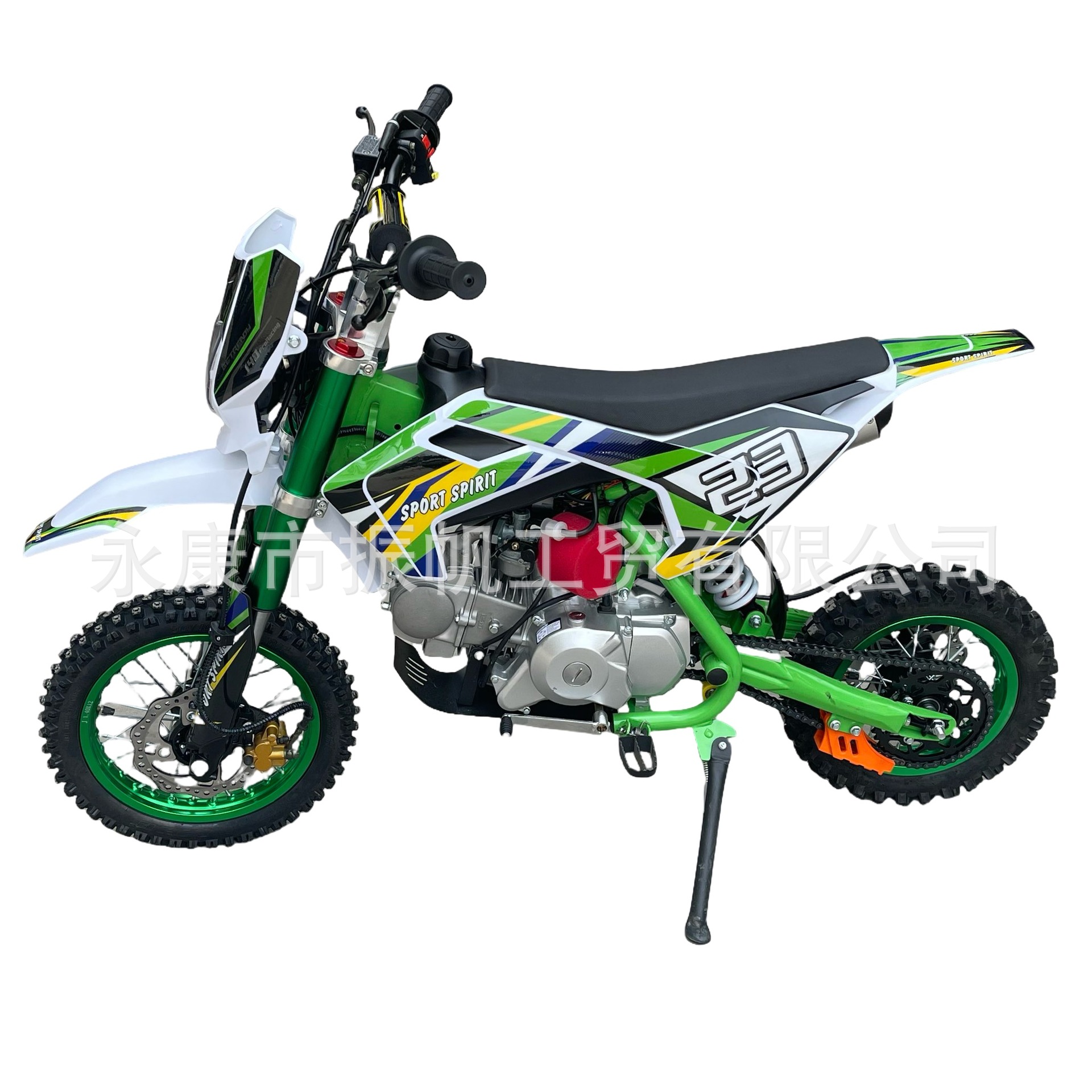 Motocicleta todoterreno de dos ruedas y 125cc, motocicleta todoterreno de montaña, motocicleta de carreras pequeña de alta velocidad a gasolina para niños.