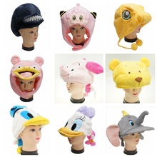 间谍过家家啊尼尔帽子毛绒公仔冬天保暖护耳帽子