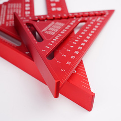 Cape road triangle ruler woodworking special triangle plate aluminum alloy thickened right angle large wide seat industrial grade high precision