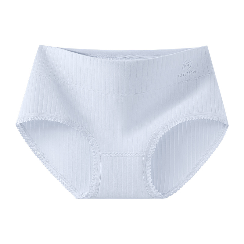 Un tipo de ropa interior de algodón para bebés, cintura media, transpirable, cadera, entrepierna más larga, más cómodo 10A, entrepierna antibacteriana, calzoncillos de mujer