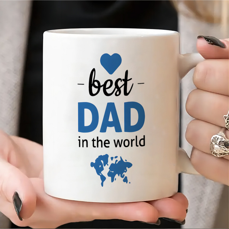 The Best-Selling Cross-Border Product: Coffee Mugs with Father-Themed Designs, High Aesthetic Value, and a Sense of Design – Gift Coffee Mugs from the Manufacturer