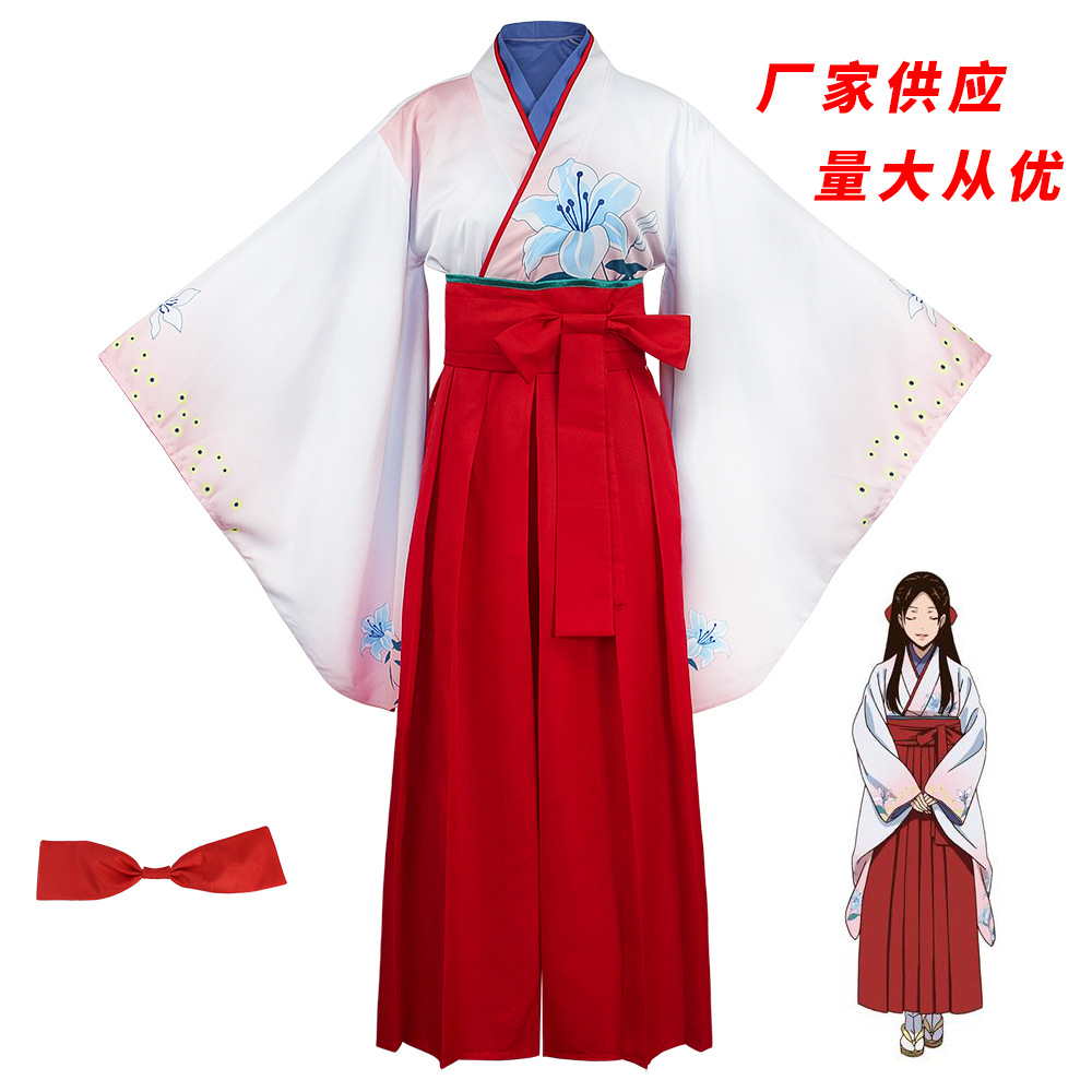 狂賭之淵cos服西洞院百合子日本和服cosplay動漫服裝