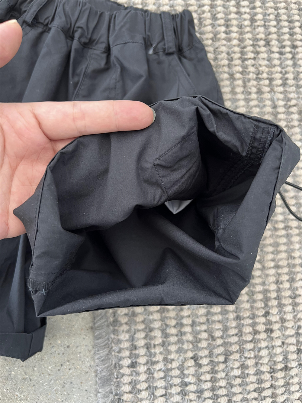 Sommerbørns amerikansk stil store lommer tynde arbejdsshorts til mænd og kvinder, løse snøreshorts, street glatte bukser_voghion.com