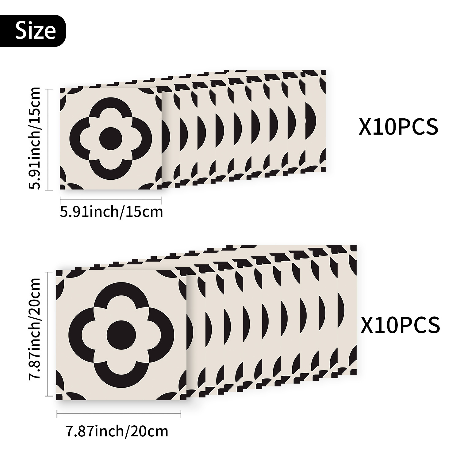 15X15CMX10PCS