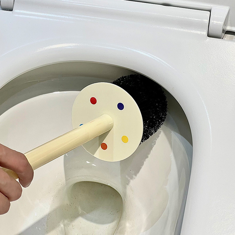トイレブラシ死角なし家庭用トイレ浴室プラスチッククリーニングロングハンドルトイレクリーニングセットアーティファクト卸売|undefined