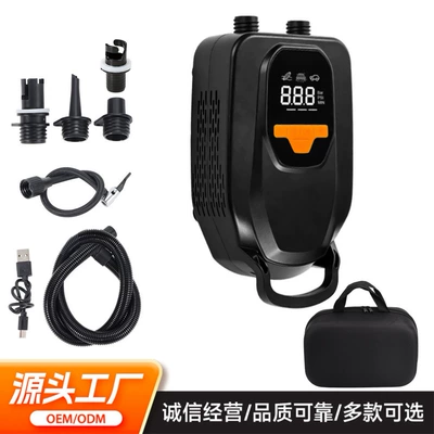 Dual-Purpose Air Pump, Outdoor Air – Hava nasosu - black-lithium-battery-color-box-storage-bag