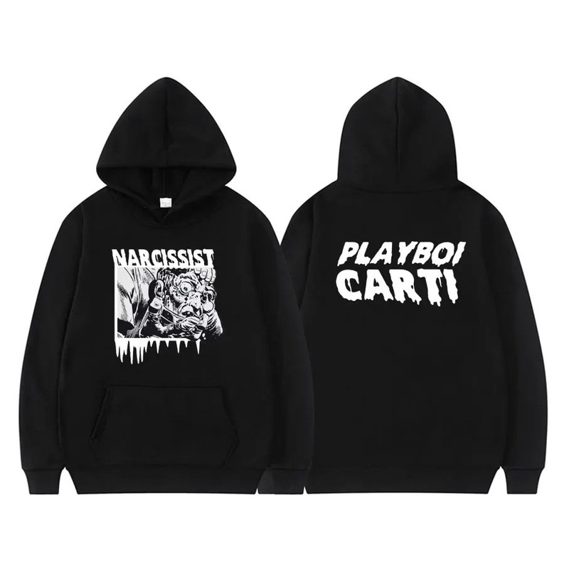Playboi Carti Hoodie Harajuku Print Hoodie Regular Men's Top Streetwear Quality Men