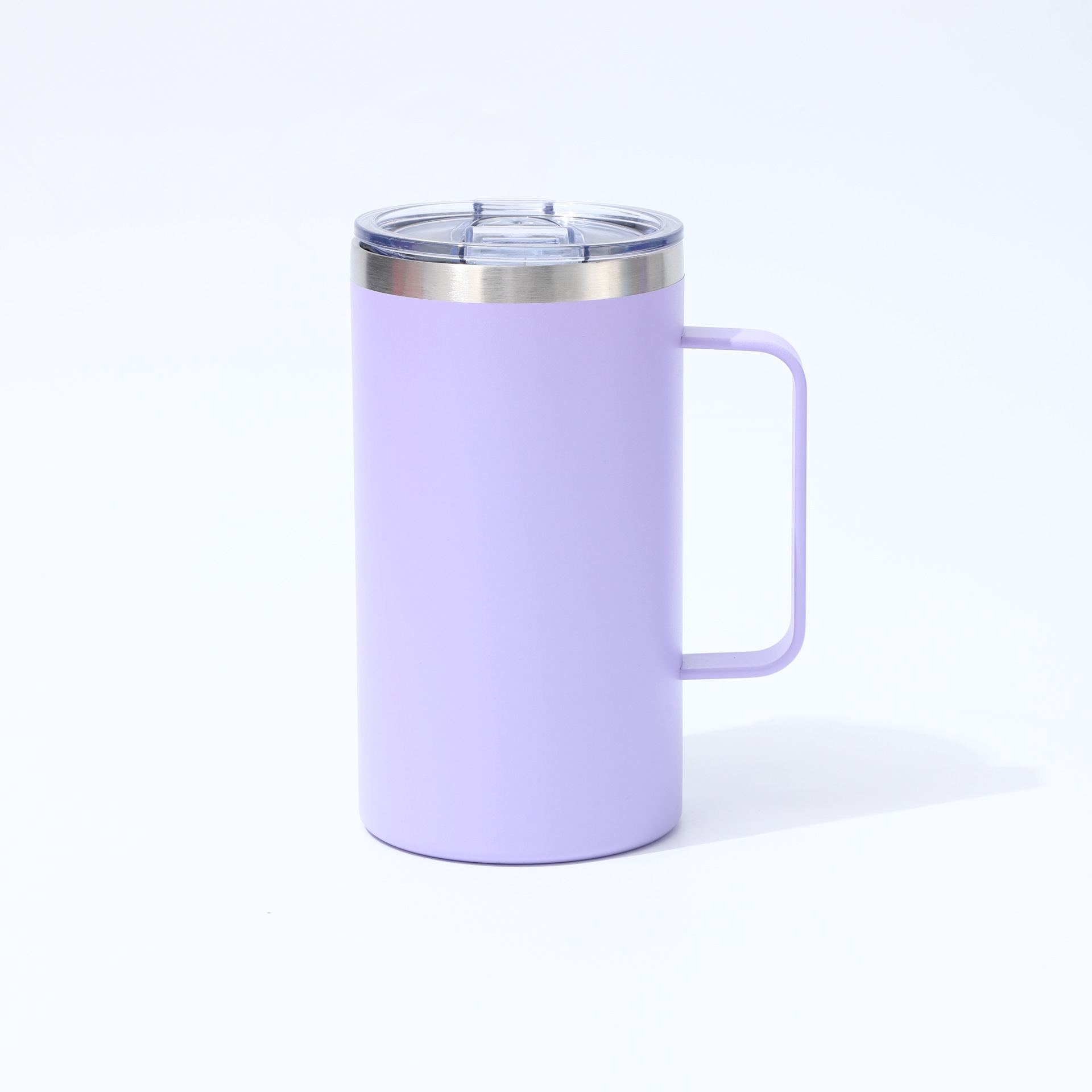 Transfronterizo al por mayor 12oz con mango taza de café 304 taza de aislamiento de acero inoxidable taza de oficina taza portátil taza