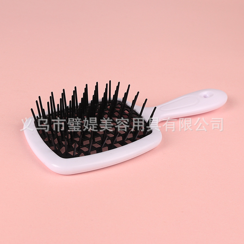 Peine Masajeador con Cojín de Aire de Malla Cuadrada de ABS para Cabello Seco y Húmedo image 16