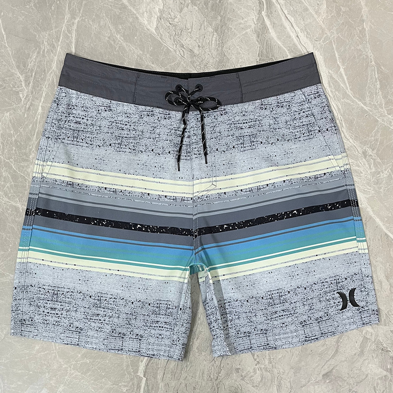 Underwater Men's Beach Pants Anti-season Hurley Four-sided Stretch Seaside Surf Pants Bodybuilding Fitness Competition Pants