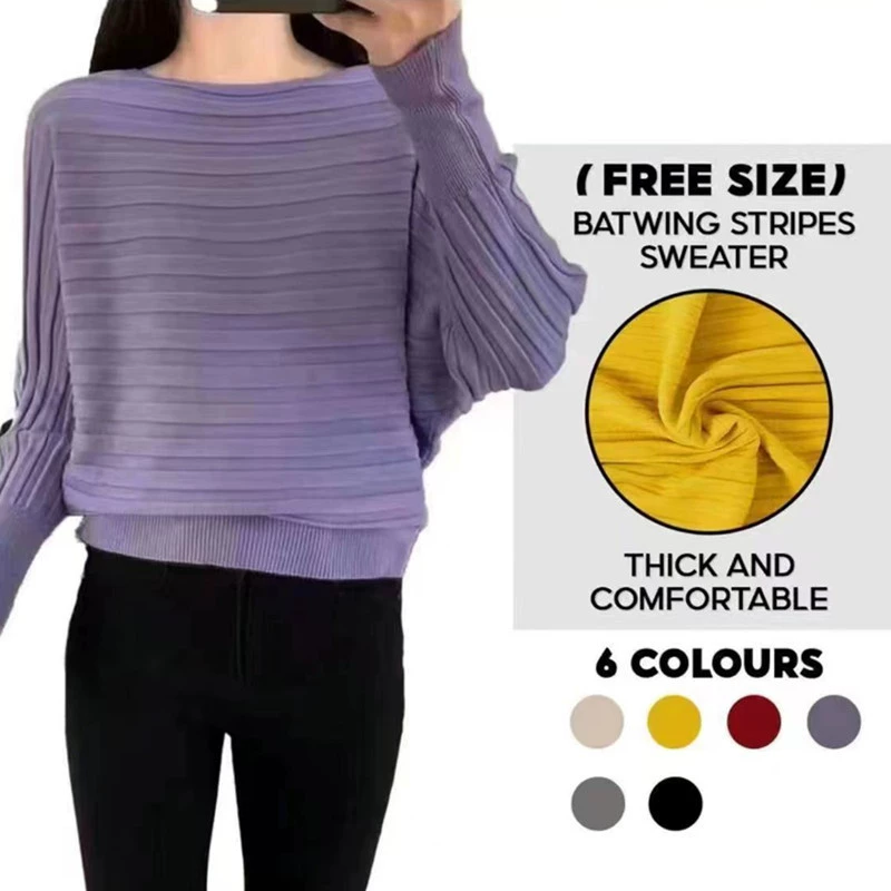 Autumn long-sleeve, short sweater, western style, oversize