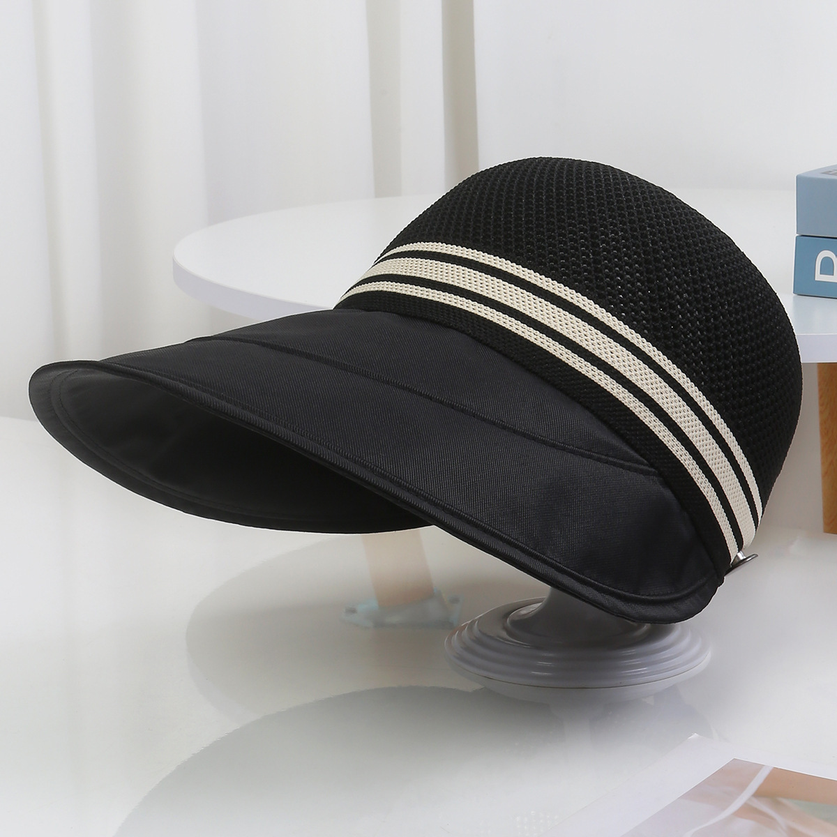 Ruth mejora la protección solar gorra de bisel grande primavera y verano mujer sombrero de pescador de sombra coreano versátil para mostrar la cara a caballo seco rápido