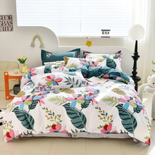 纯棉四件套家用高端双股面料纯棉全棉三四件套直播短视频家纺货源