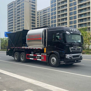 20方同步碎石封层车 底盘重汽 8方沥青罐 12方石料仓  全智能化
