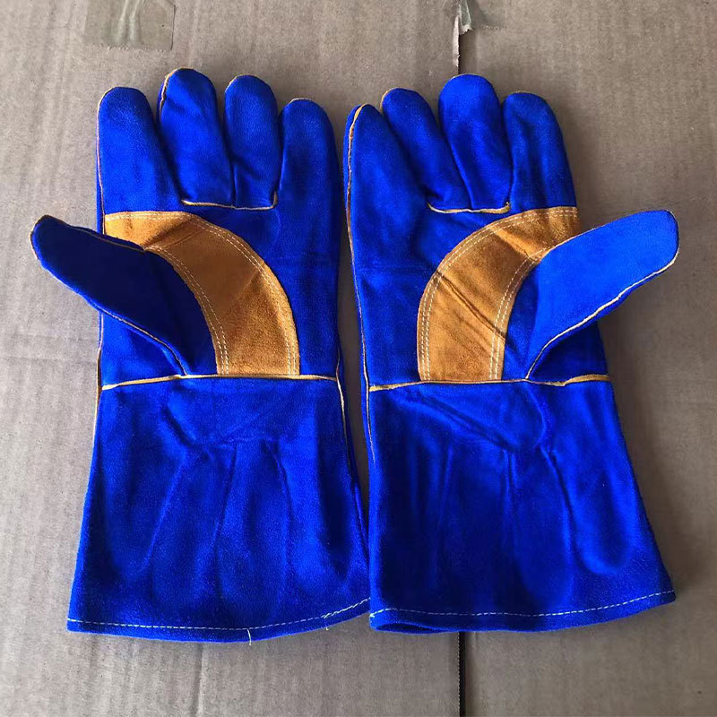 厂家直供电焊防护劳保手套电焊工手部安全防烫防火星手套电焊手套