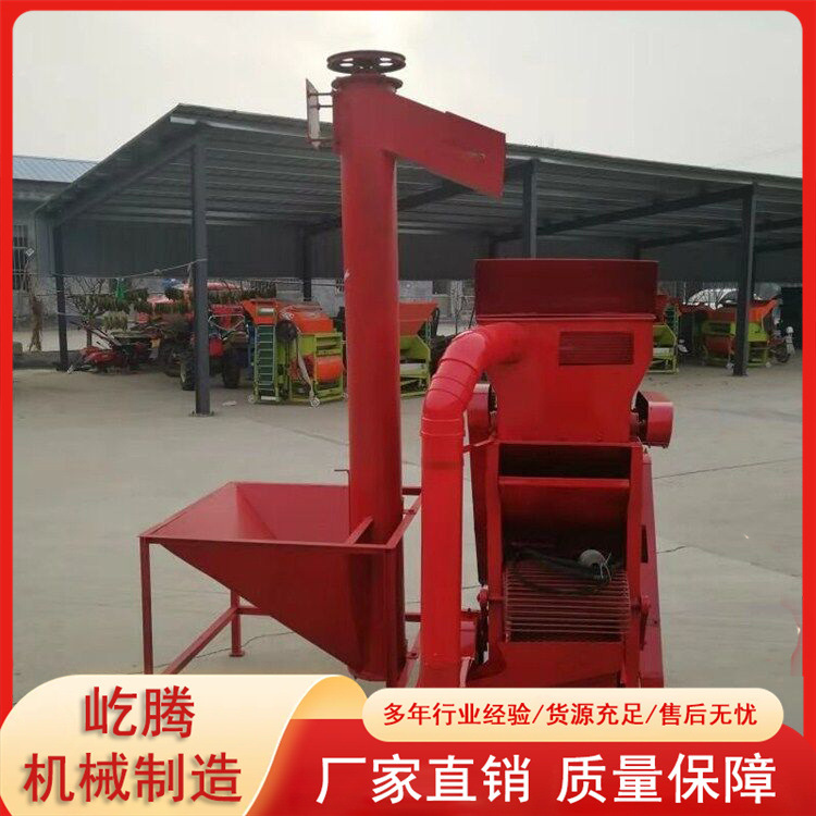 全自动上料除尘款花生剥壳机 两相电双筛花生脱壳机不伤红皮