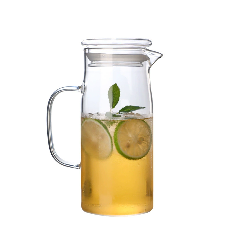 Explosion-proof transparent capacious high quality glass teapot for home use