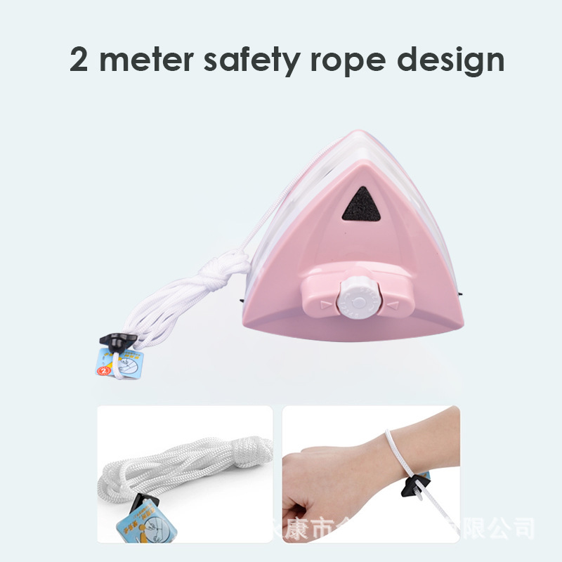 Limpiador de vidrio magnético de doble cara, ajustable, potente, para ventanas, transfronterizo, al por mayor