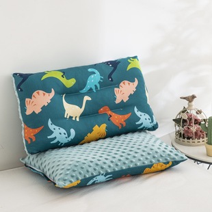 Children's cotton bean pillow cotton cartoon 30*50 pillow washable kindergarten nap baby pillowcase wholesale
