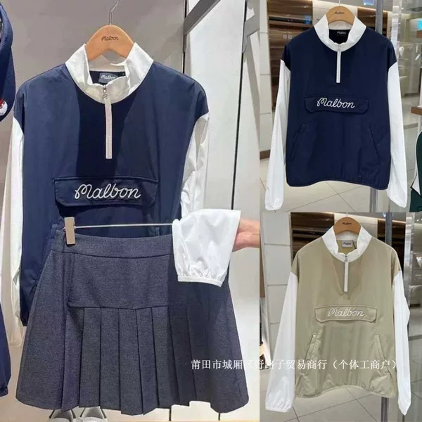 26 New Korean Style Golf Apparel for Women, Cool and Lightweight, Sun and Rain Protection Casual Jacket
