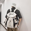 Summer backpack, trend universal shoulder bag, capacious school bag for traveling, 2022