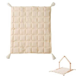 Children's Crawling Mat, Game Mat, Infant Material, Fabric Tassel Floor Mat, Soft and Silky Feeling, Baby Protection Special Product