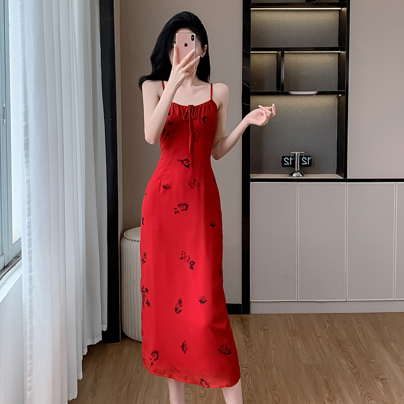 Summer quality elegant retro dress
