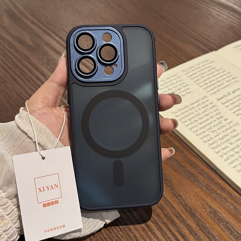 自带镜头膜适用苹果17Promax手机壳磁吸新款iphone16Pro镜头保护壳磨砂男士15PM手机套软胶防摔ip14全包外壳|undefined