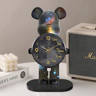 Violence Bear Ornaments Living Room Light Luxury Home TV Cabinet Wine Cabinet New Home Live Room Internet Celebrity Decorations suit