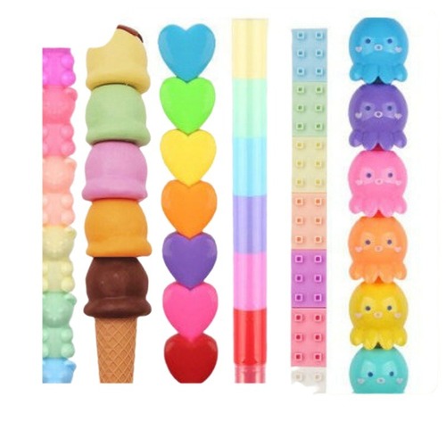 Carrier Pen Independent Set Multi-Color Exploration Queue Macaron Cat Paws Fluorescent Pen Cat Fluorescent Pen