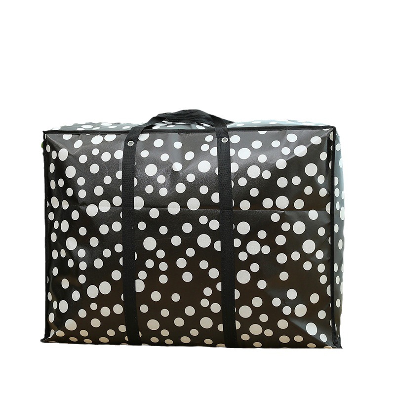 Envío gratuito no tejido recubierto impermeable bolsa móvil de gran capacidad de moda bolsa de equipaje de mano bolsa de almacenamiento de edredón al por mayor