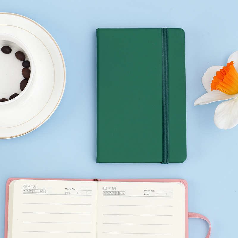 Cuaderno de cuero A5A6 de oficina transfronteriza al por mayor cuaderno de cuaderno de cuero DZlogo para estudiantes de primaria