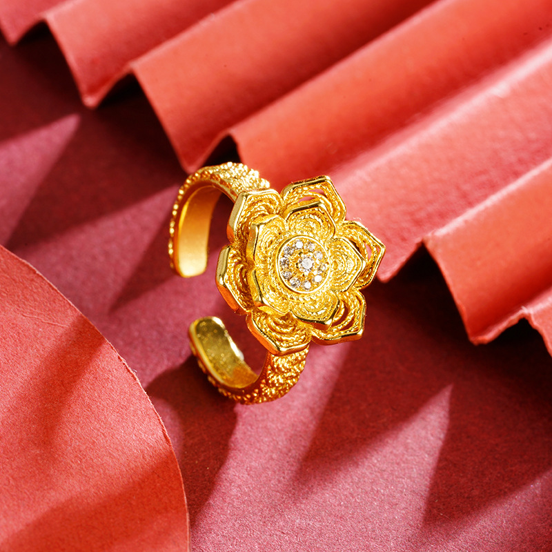 Anillo de loto j23504