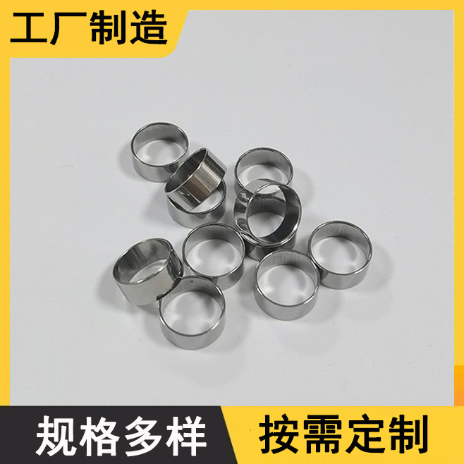 工厂非标定制304不锈钢轴承套衬套圆铁套镀锌空心耐磨轴套OEM精密