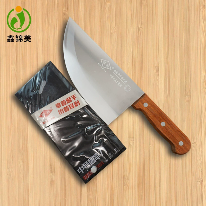 Хунань гладь 9031 наследство кованого ремесла домашнее гостиница кухня 4Cr13 розовая деревянная ручка