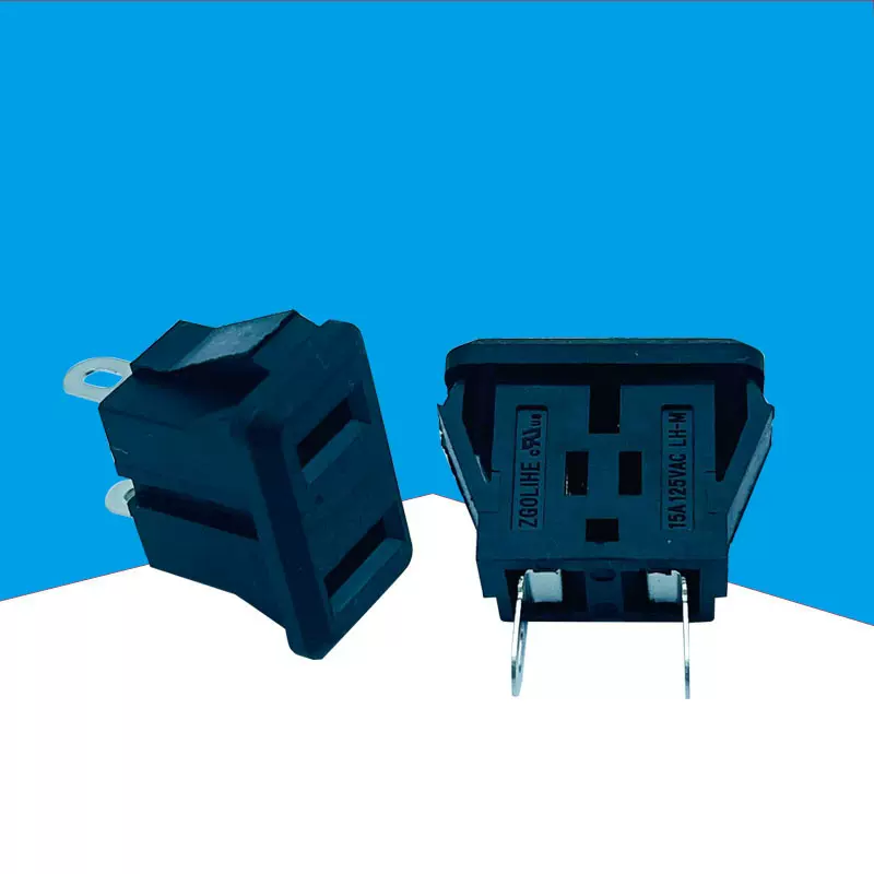 工厂直供DB-F-M2户外储能两孔电源插座 15A工业焊接线 AC插座