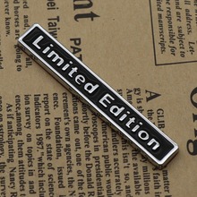 适用奥迪时尚限量版Limited edition金属车标贴四驱尾标字母贴