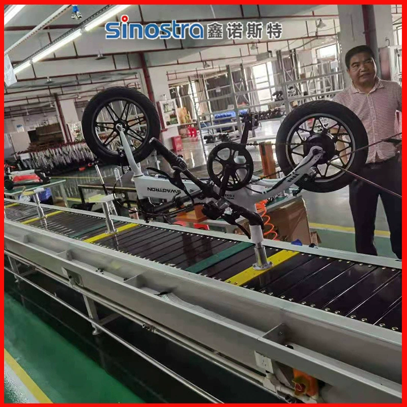 Шэньчжэньский завод нестандартный дизайн и производство велосипедов сборочная линия электрический велосипед сборочная линия цепная пластинчатая конвейерная линия