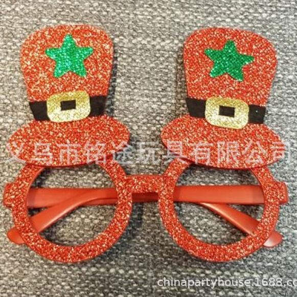 Fiesta de Navidad gafas de cebolla en polvo trébol gafas St. Patrick Festival irlandés vestir