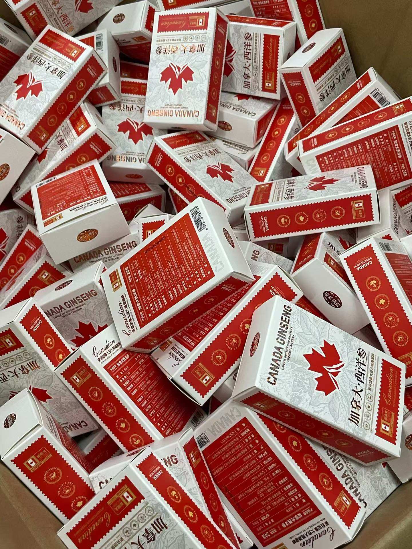 Canadian American Ginseng Powder Xiyangshen 24g Box Ready to Eat Herbal Supplement preparation