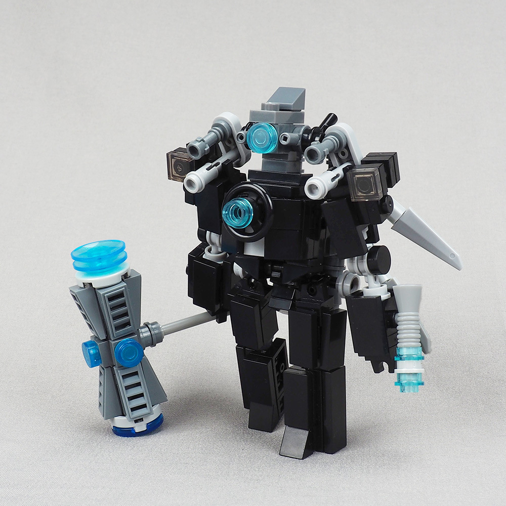 RAYTHEON MECHA 빌딩 블록 화장실 다중 전쟁 장면 장비 모델 작은 입자 조립 장난감
