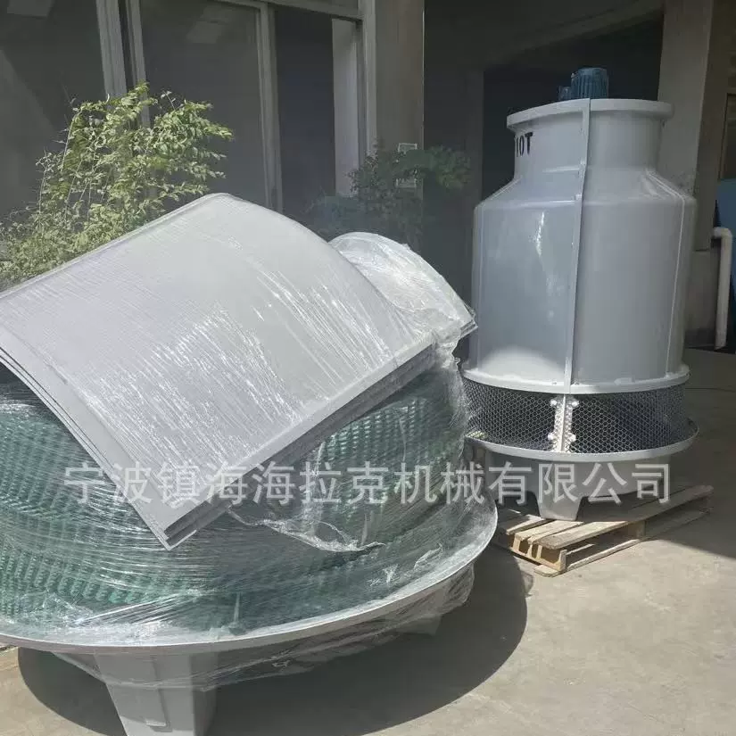 注塑机辅机模具降温玻璃钢圆形冷却塔冷水塔逆流低噪音型高温冷却