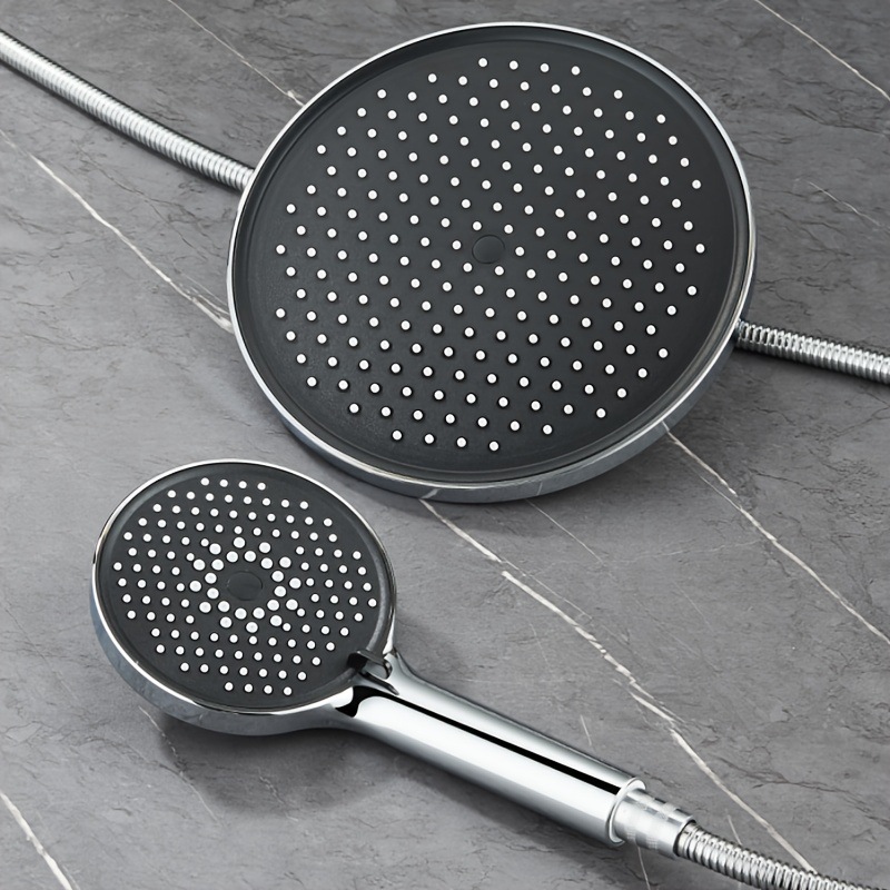 Pressurized energy-saving large panel shower head, shower water heater, bath faucet, bathroom rain shower, hand-held pressurized lotus full figure