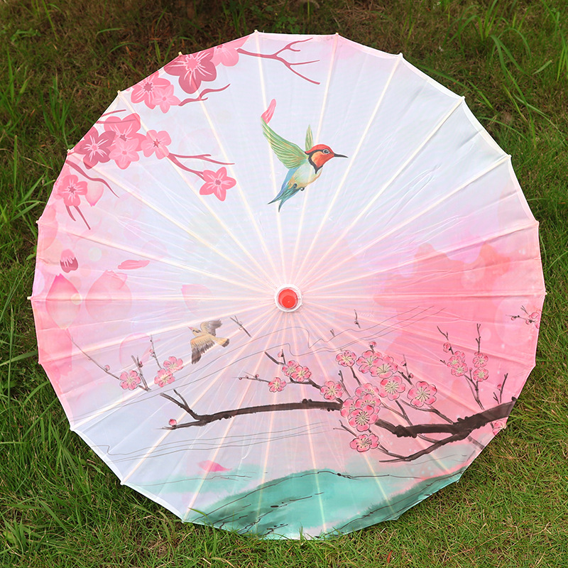 Paraguas de papel aceitado tradicional, estilo chino antiguo, ideal para danza, fotografía o decoración