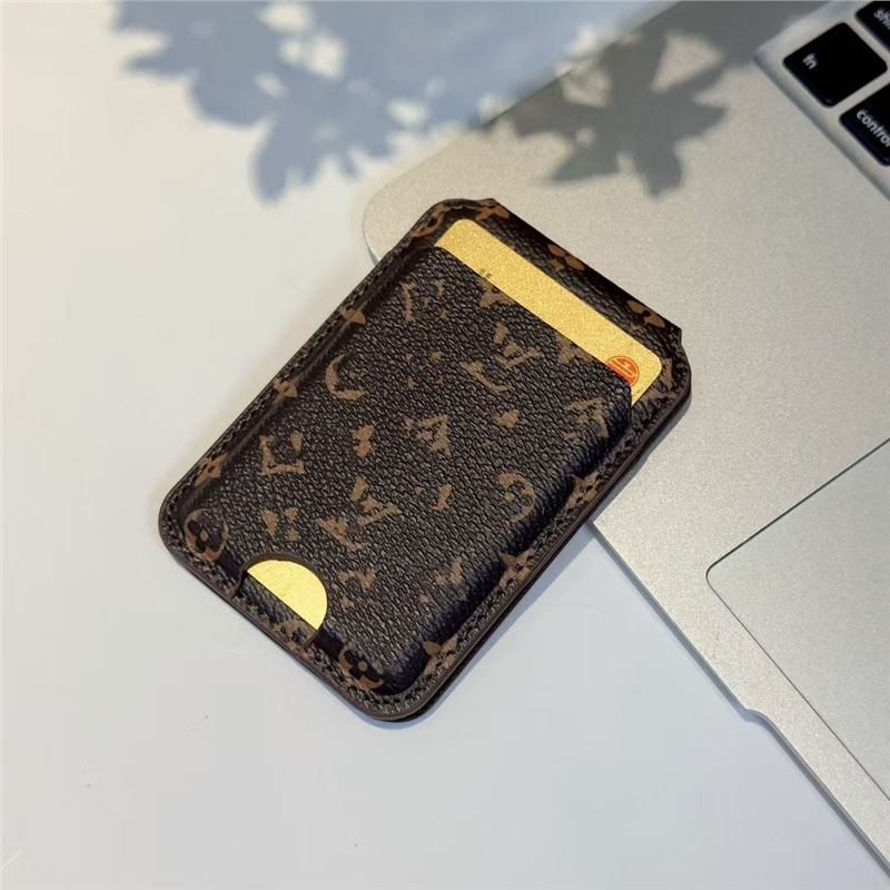 潮牌强磁卡包适用苹果iPhone皮革背贴卡套门禁银行卡磁吸卡袋通用|undefined