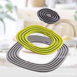 硅胶隔热餐垫家用三合一可拆装组合锅杯垫加厚厨房餐垫现货可批发