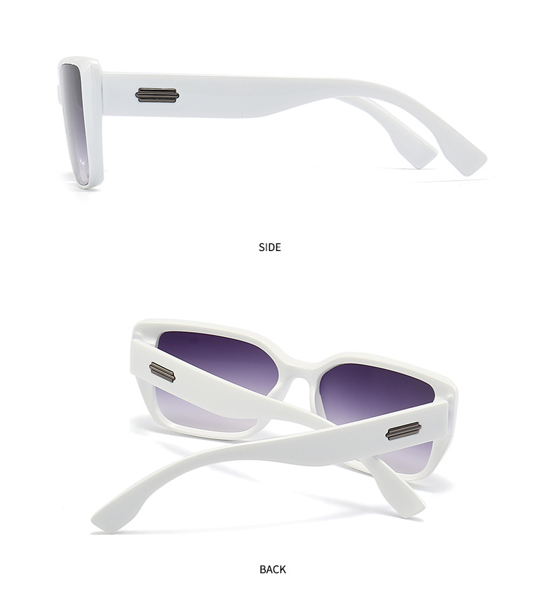 2023 foreign trade cross border metal accessories square frame sunglasses for men European and American street style sunglasses for women wholesale 9120_voghion.com