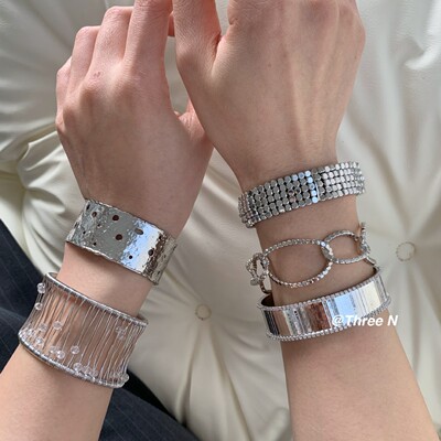 Браслет, дизайнерское модное ювелирное украшение, в корейском стиле, простой и элегантный дизайн, легкий роскошный стиль, изысканный стиль