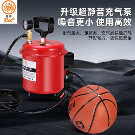 蜜蜂气柱袋小型充气机电动汽车高压打气泵足篮球类静音充气泵220V